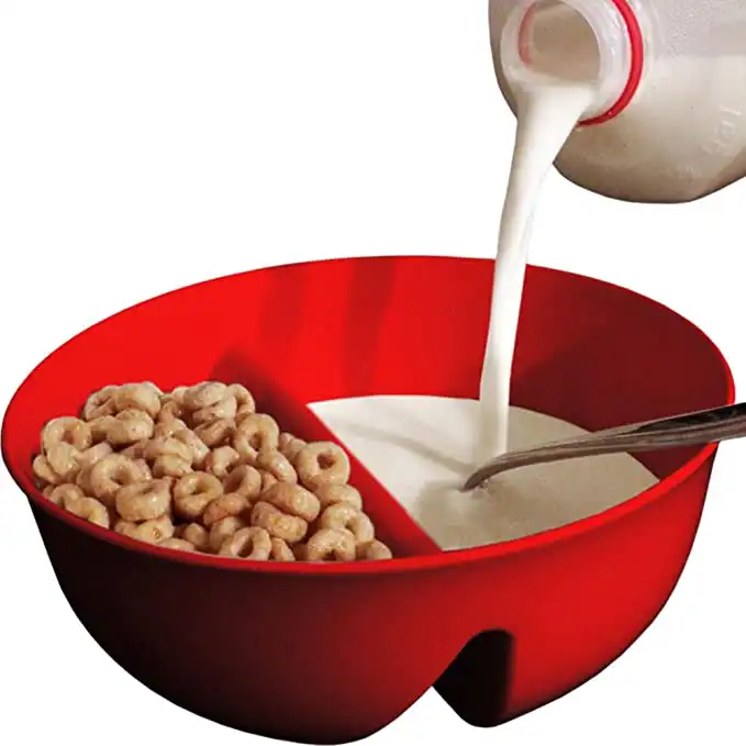 Cereal Bowl Divided in Half