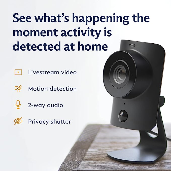 See what's happening the moment activity is detected at home with the simplisafe home security system camera